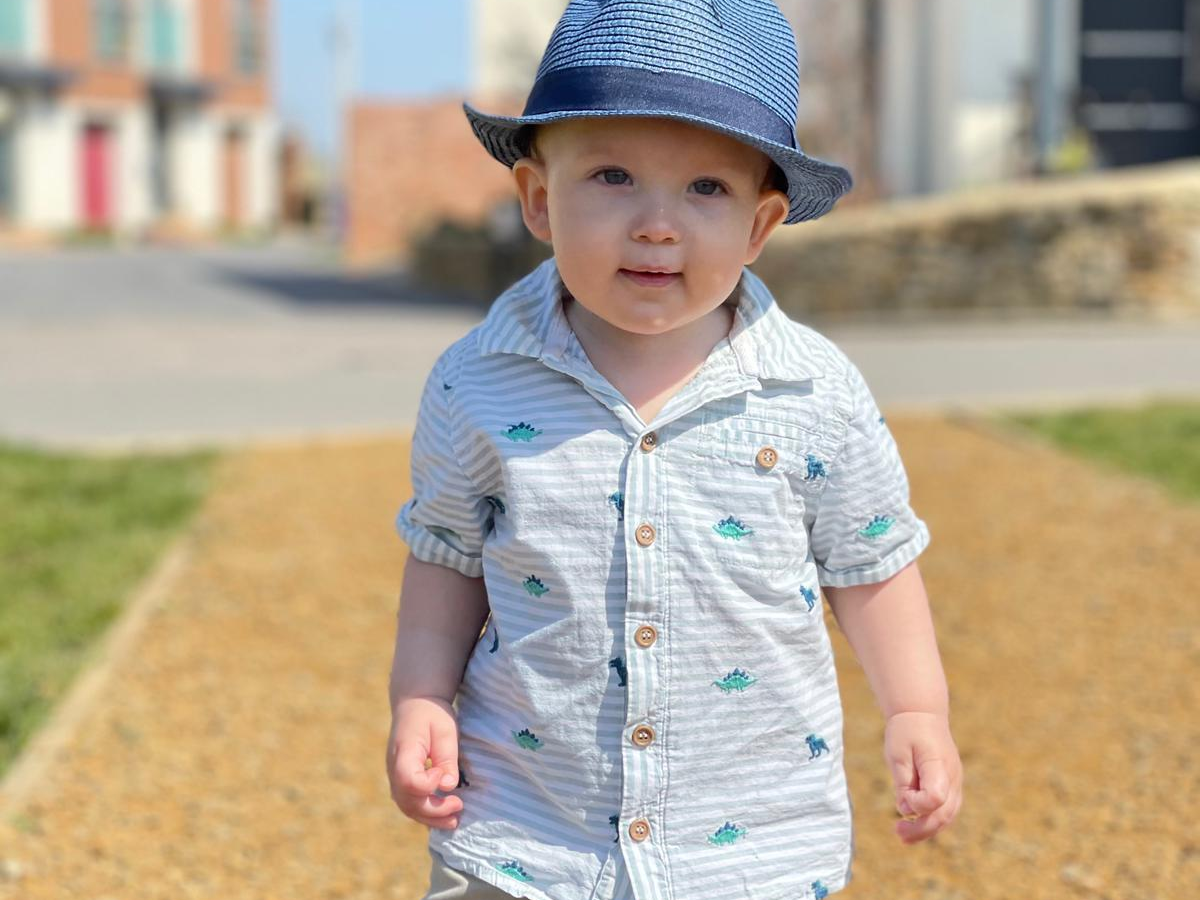 Hypnobirthing gave us control A very contented toddler